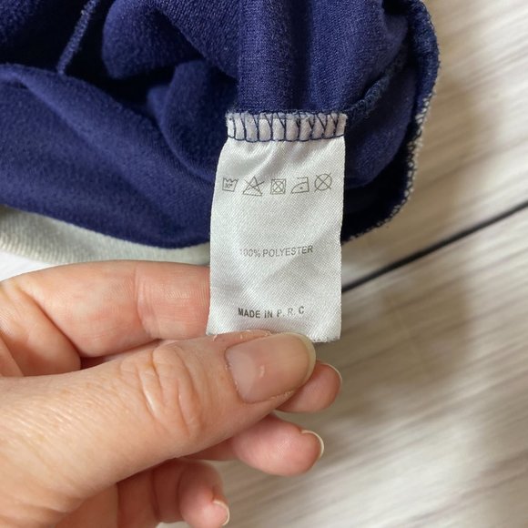 Brandy Melville Blue Velour Felix Bomber Jacket - Picture 10 of 14